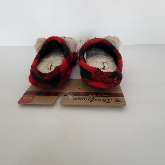Dearfoam memory form  nino oso slippers US toddler 9-10 - Picture 4 of 7